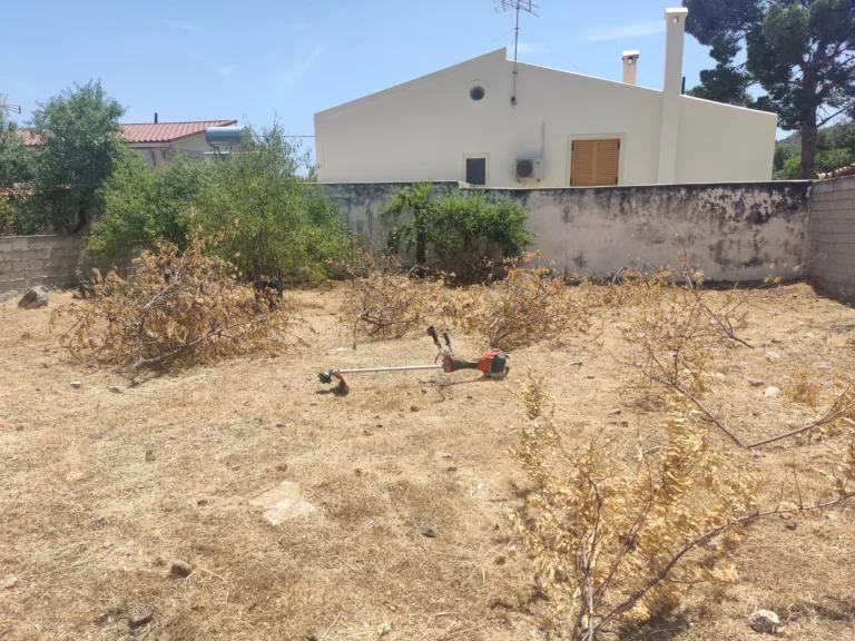 Καθαρισμός οικοπέδου στην Ανάβυσσο